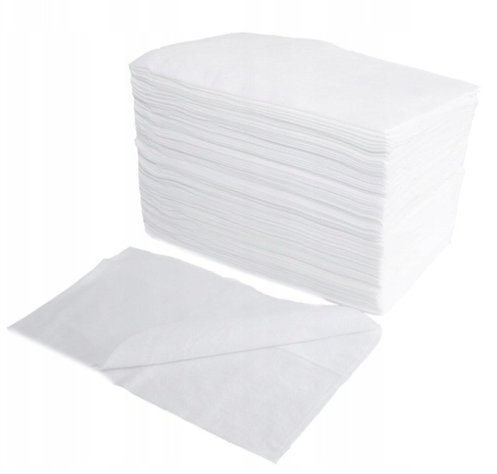 Ręczniki Jednorazowe PERFOROWANE Fryzjerskie Włóknonowe 40x70 cm 100 SZTUK