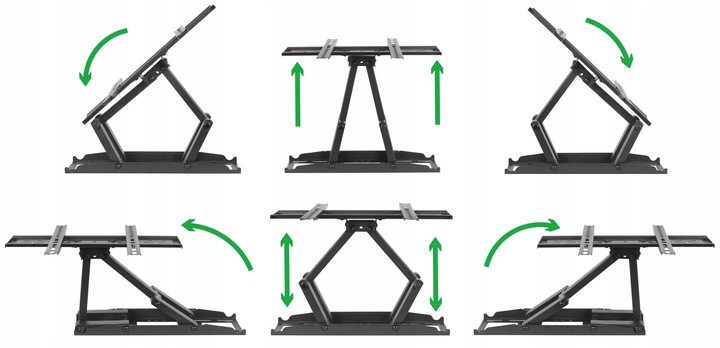 Uniwersalny Uchwyt do Telewizora 25-70 cali Wieszak TV Obrotowy
