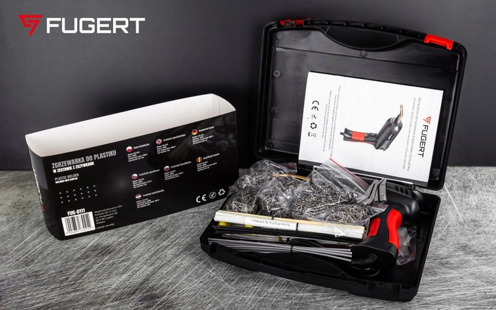 ZGRZEWARKA SPAWARKA DO PLASTIKU ZSZYWARKA 200W + 1200 ZSZYWEK ŻELAZKO