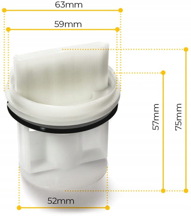 NOWY KOREK FILTR POMPY PRALKI BOSCH VARIO PERFECT