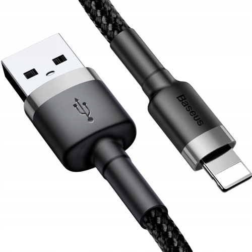 BASEUS Szybki Kabel USB do IPHONE 14 13 12 PRO X XR 8 7 IPAD LIGHTNING 2m