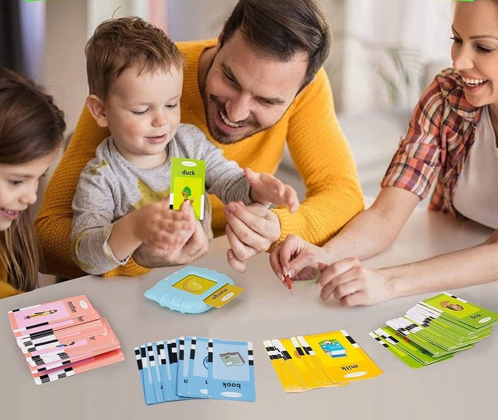 CZYTNIK KART DO NAUKI ANGIELSKIEGO 224 SŁÓWKA EDU DLA DZIECI 224 SŁÓWKA