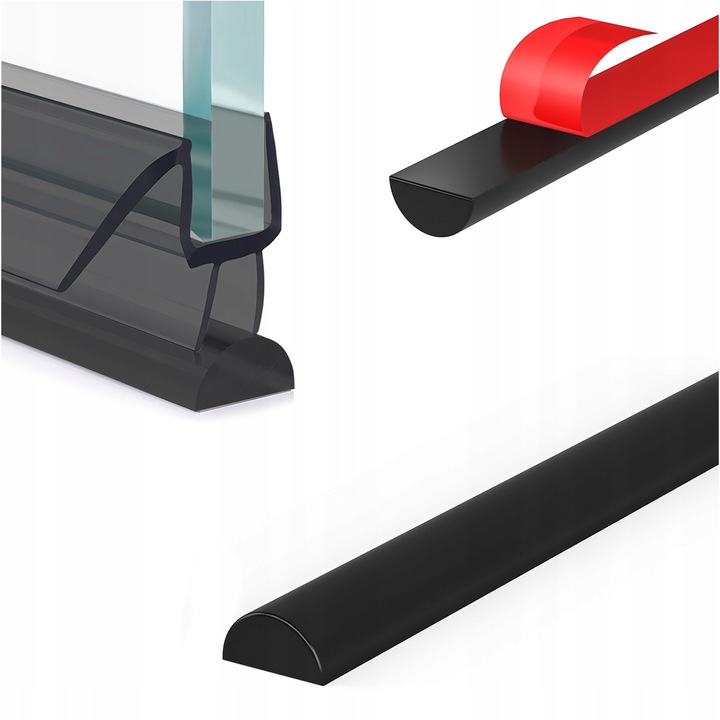 PRÓG AKRYLOWY DO KABINY PRYSZNICOWEJ 1M LISTWA PROGOWA 100cm | 10x5 mm