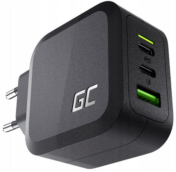 ŁADOWARKA GC POWERGAN 65W QC 3.0 + KABEL GC RAY USB-A/USB-C 200CM