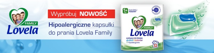 Zestaw Lovela Family Proszek do prania bieli i koloru 2 x 2,1 kg 56 prań