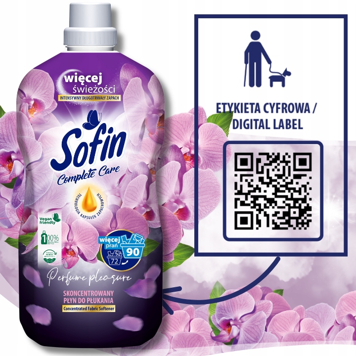 Sofin Płyn do Płukania Tkanin Mix 360pr 1,8l x5szt