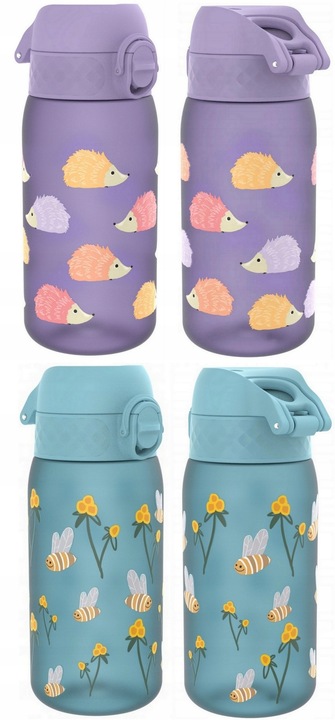 ION8 Dziecięcy bidon butelka na wodę do szkoły przedszkola BPA Free 400ml