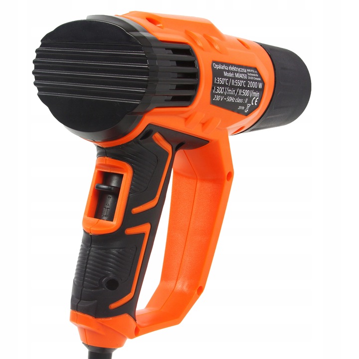 OPALARKA ELEKTRYCZNA 2000W OPALARKA DO DREWNA FARB 5el. 2 BIEGI