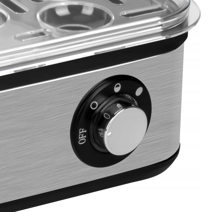 ELEKTRYCZNY JAJOWAR NA 8 JAJEK GOTOWANYCH 4 JAJKA SADZONE 500W