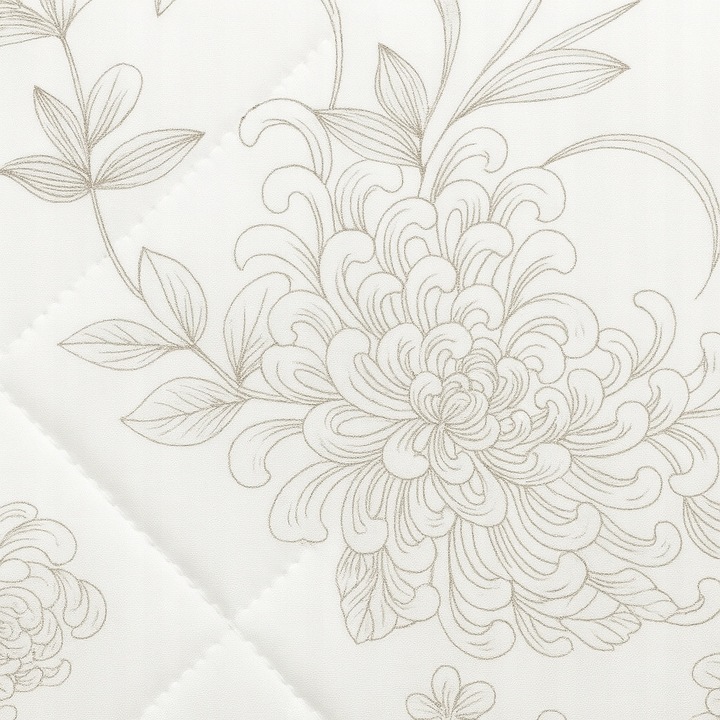 Antyalergiczna miękka puszysta poduszka 70x80 Wzór kwiaty Polska