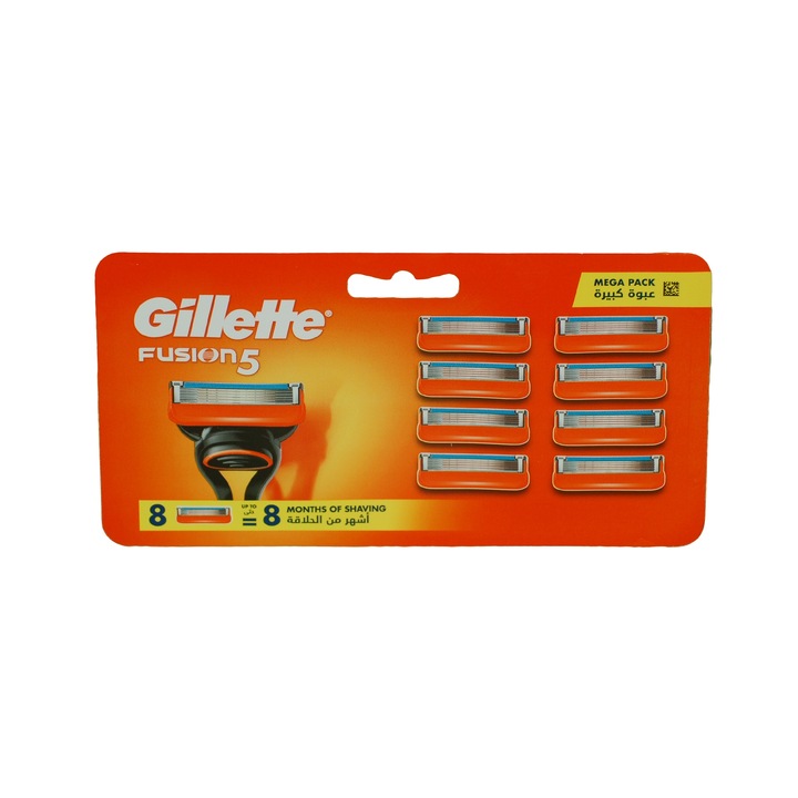 wkłady do maszynki GILLETTE fusion 5 ostrza ( 8 sztuk ) ZESTAW