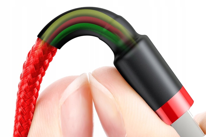 BASEUS MOCNY KABEL USB DO LIGHTNING IPHONE IPAD PRZEWÓD OPLOT 1.5A 2M