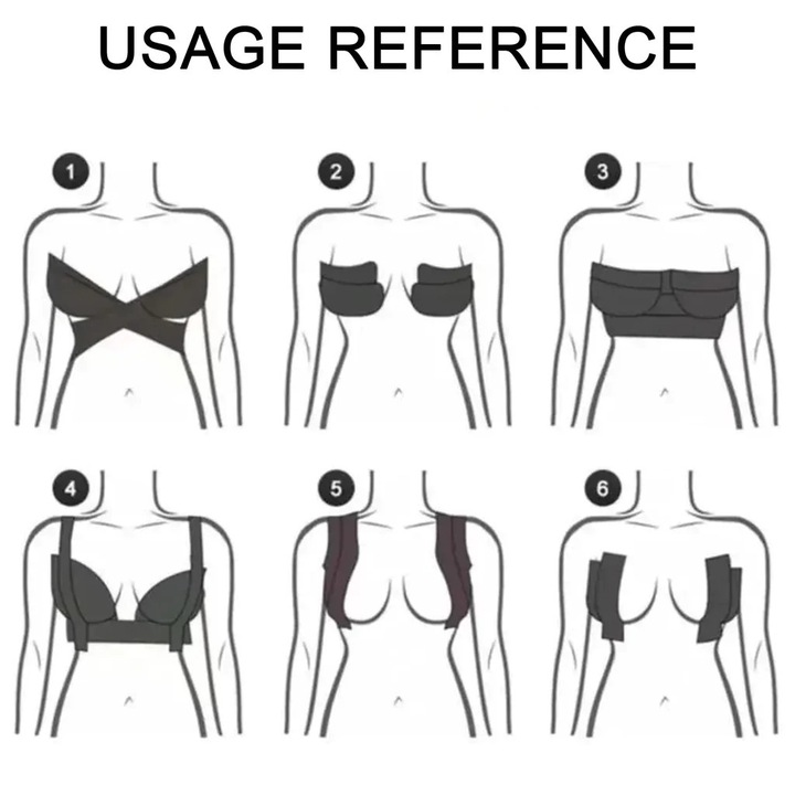 TAŚMA MODELUJĄCA PODTRZYMUJĄCA BIUST PUSH UP 5M