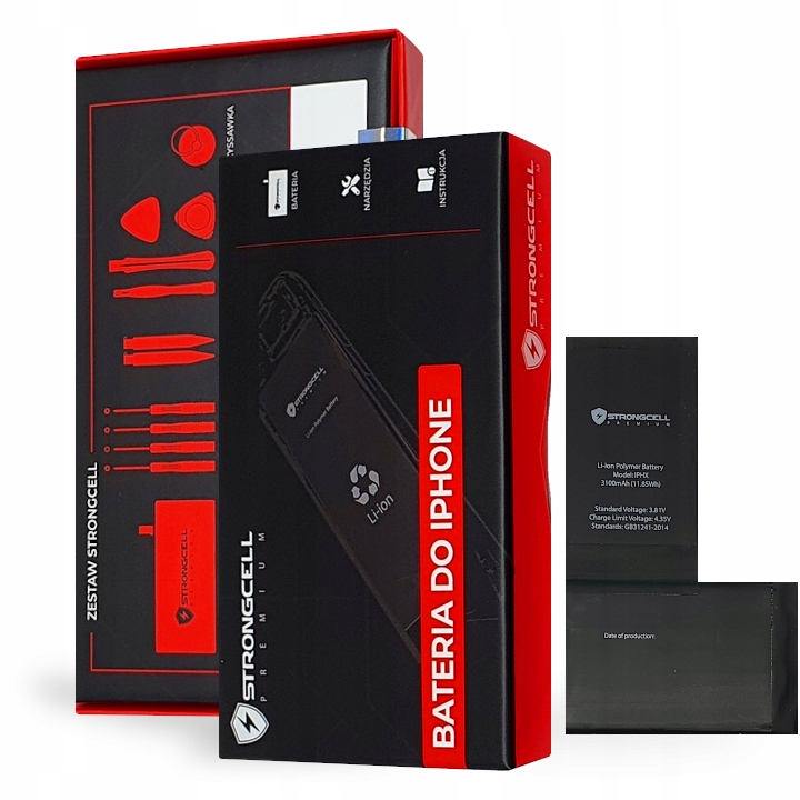 Bateria do iPhone X Większa Pojemność A1865 A1901 STRONGCELL ŚWIEŻA