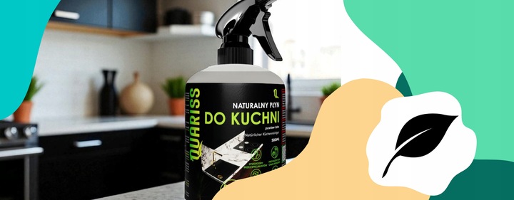 Biodegradowalny płyn do czyszczenia kuchni lodówki blatów i płyt