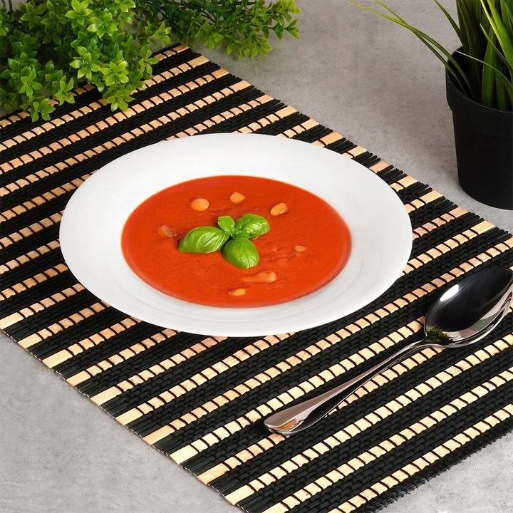 6x Talerz OBIADOWY duży głęboki na zupę dania biały zestaw talerzy