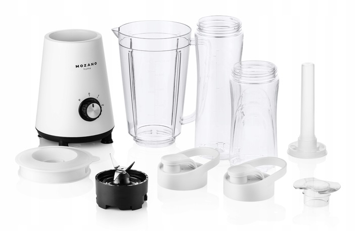 BLENDER KIELICHOWY DO KOKTAJLI SMOOTHIE 2 WKŁADY CHŁODZĄCE + 2 BUTELKI 3w1