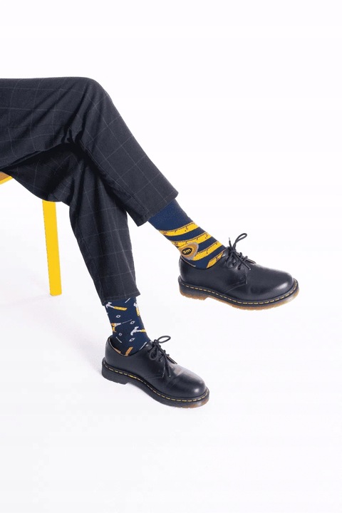 Skarpety męskie bawełniane długie prezent MAJSTER Many Mornings 43-46