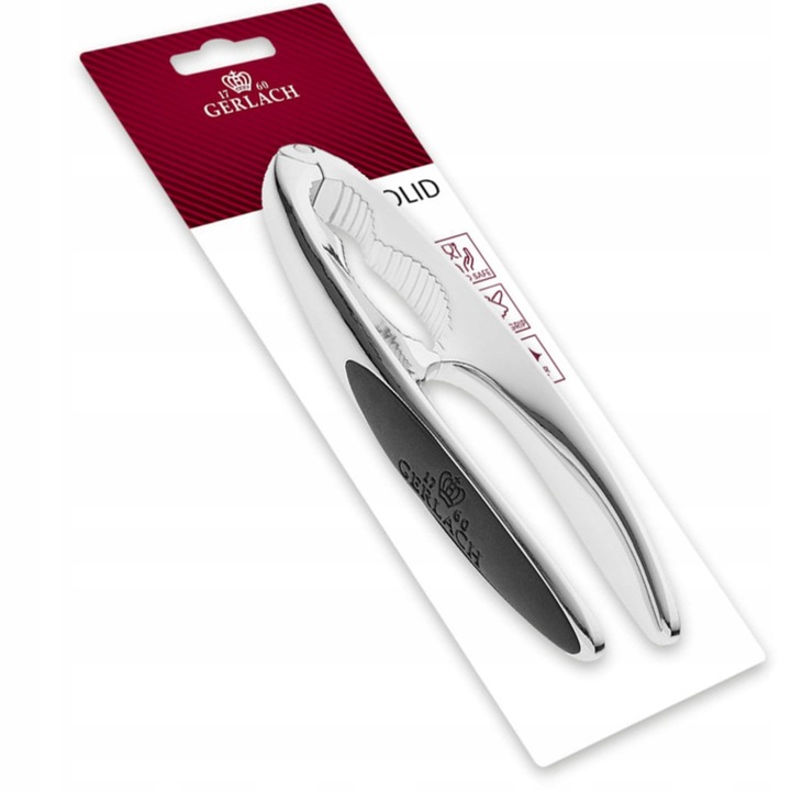 GERLACH DZIADEK ŁUPACZ DO ORZECHÓW WŁOSKICH SOLIDNY MOCNY STALOWY