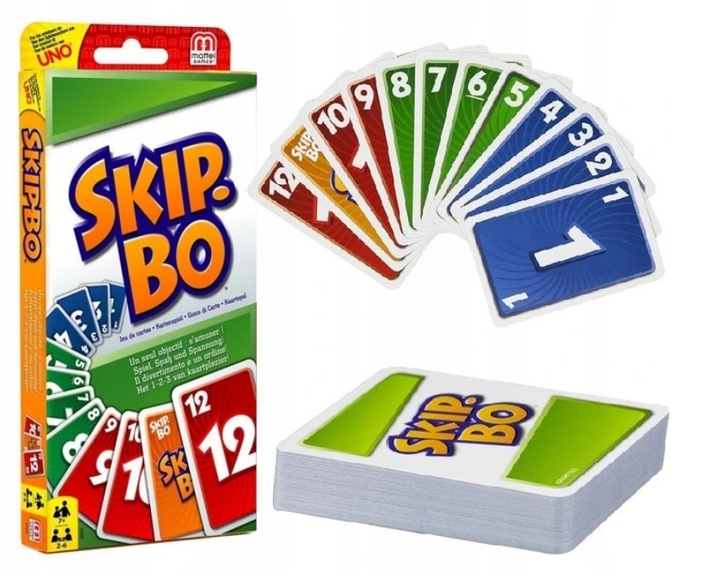 Gra karciana Mattel Skip Bo!