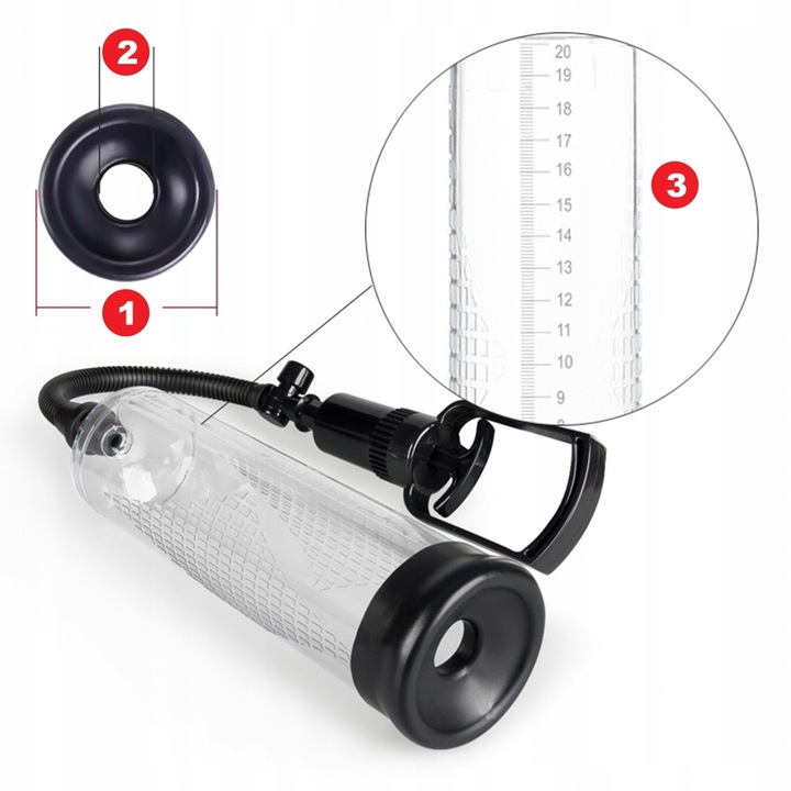 POMPKA DO PENISA Powiększająca Prącie Super Uczucie Ssania Dobra Jakość