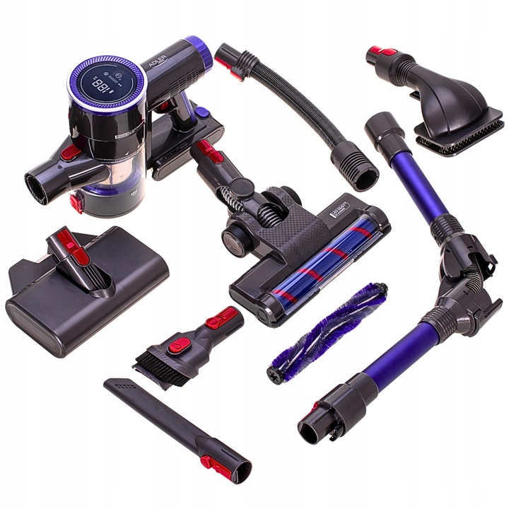 ODKURZACZ BEZPRZEWODOWY PIONOWY BEZWORKOWY MOCNY RĘCZNY