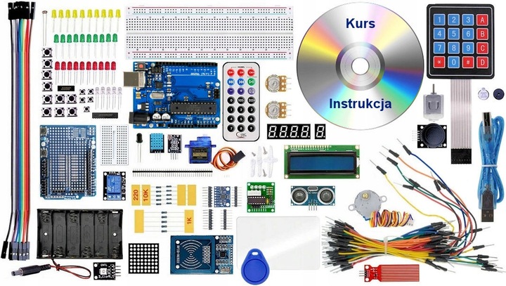 Zestaw ACS XXL Starter Kompatybilny z Arduino UNO