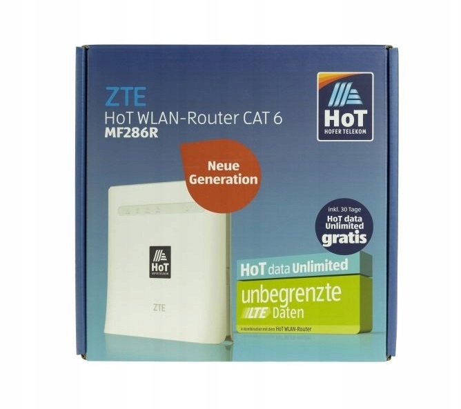 Router / Modem ZTE MF286R | 4G LTE ( bez SIMLocka ) 4x LAN , USB , 300 Mb/s