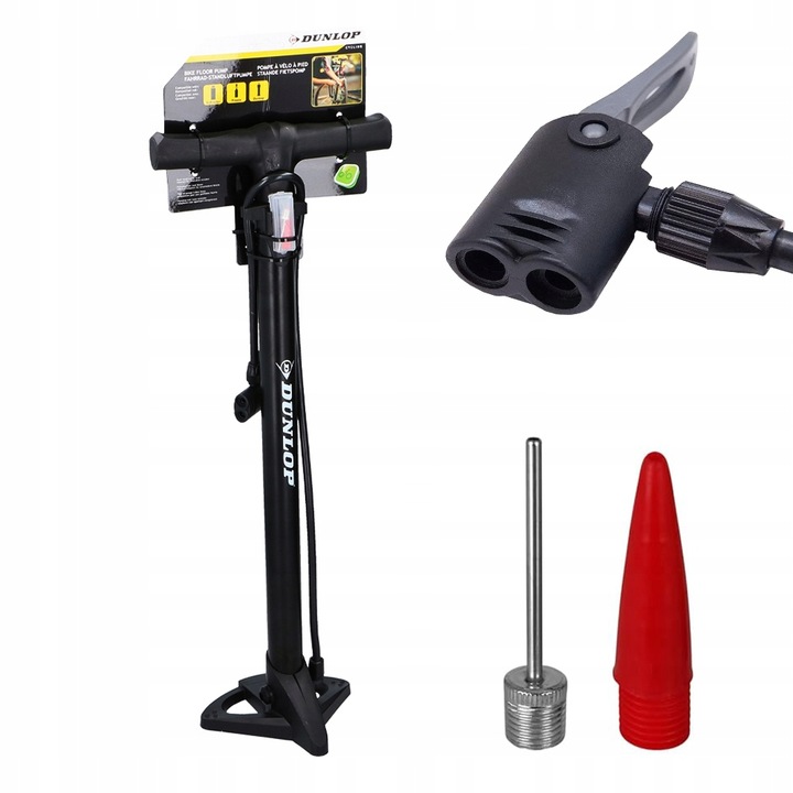 POMPKA PODŁOGOWA ROWEROWA SAMOCHODOWA DUNLOP JAKOŚĆ