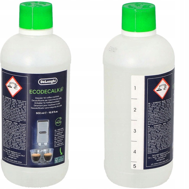ORYGINAŁ ODKAMIENIACZ DO EKSPRESÓW DeLonghi EcoDecalk - 500ml - MOCNY