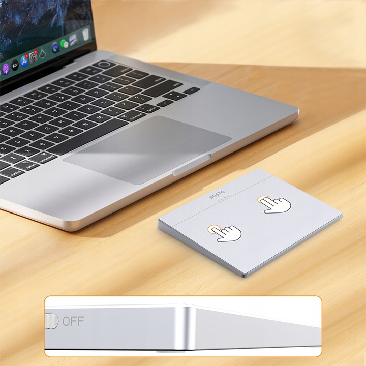 BOSTO T02 Touchpad Trackpad Gładzik BEZPRZEWODOWY do WINDOWS iOS