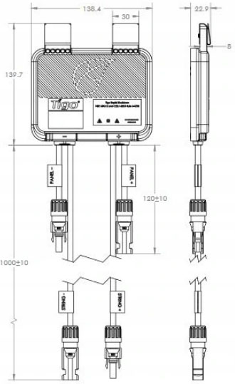 TIGO TS4-A-O OPTYMALIZATOR MOCY PANEL PV 700Wp