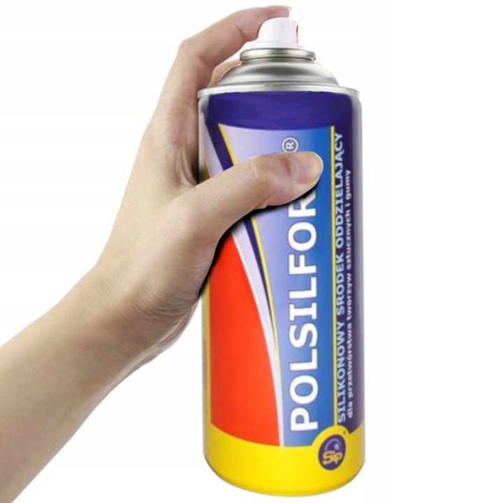 Silikonowy Spray do Form Silikon Polsiform 400ml Do Świec Mydeł Odlewów