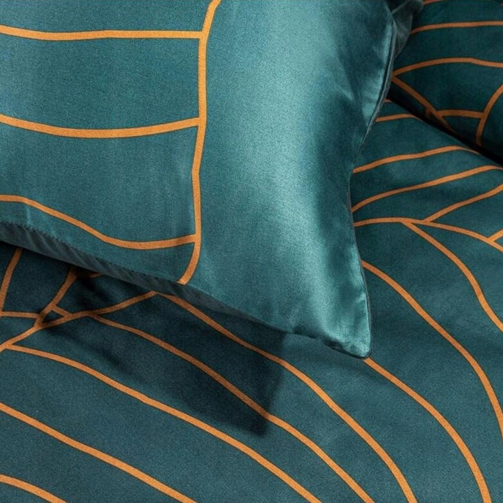 POŚCIEL KOMPLET 140x200 + 1x POSZEWKA 70x80 BAWEŁNA SATYNOWA - RÓŻNE WZORY