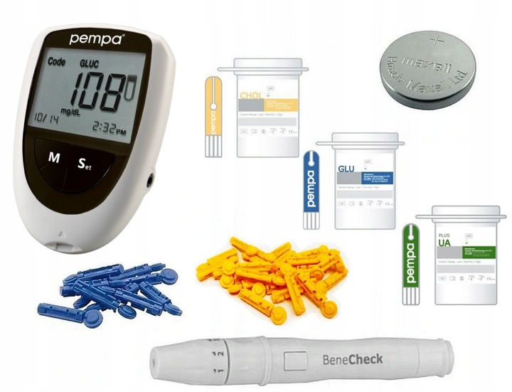 BENECHECK PLUS DO MIERZENIA GLUK CHOL MOCZU !