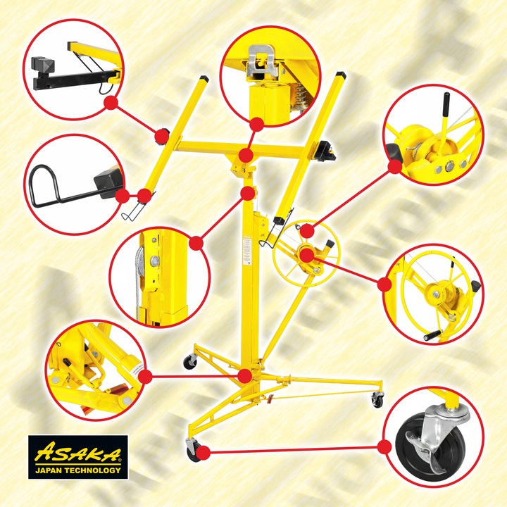 PODNOŚNIK DO PŁYT GIPSOWYCH GK DO REGIPSU OSB STOJAK GIPSOWO-KARTONOWYCH GK