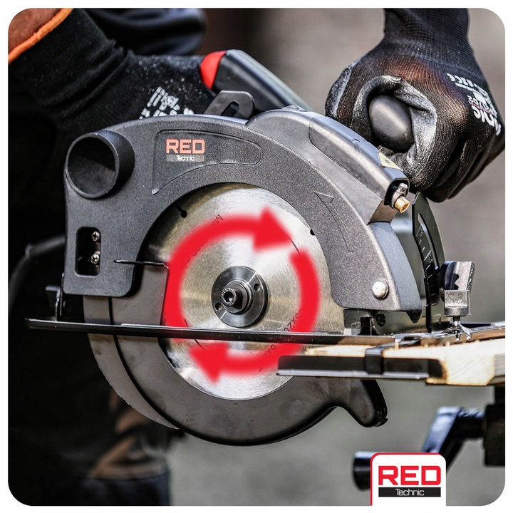 PIŁA TARCZOWA PILARKA RĘCZNA DO DREWNA Z LASEREM 2250W PRZECINARKA 185