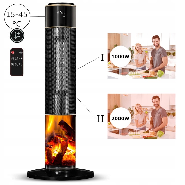 GRZEJNIK ELEKTRYCZNY FARELKA domowy łazienkowy TERMOWENTYLATOR