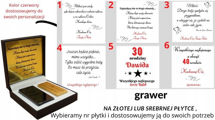 Zapalniczka Plazmowa VIP Usb Dotyk Żarowa Prezent na Dzień Dziadka Grawer