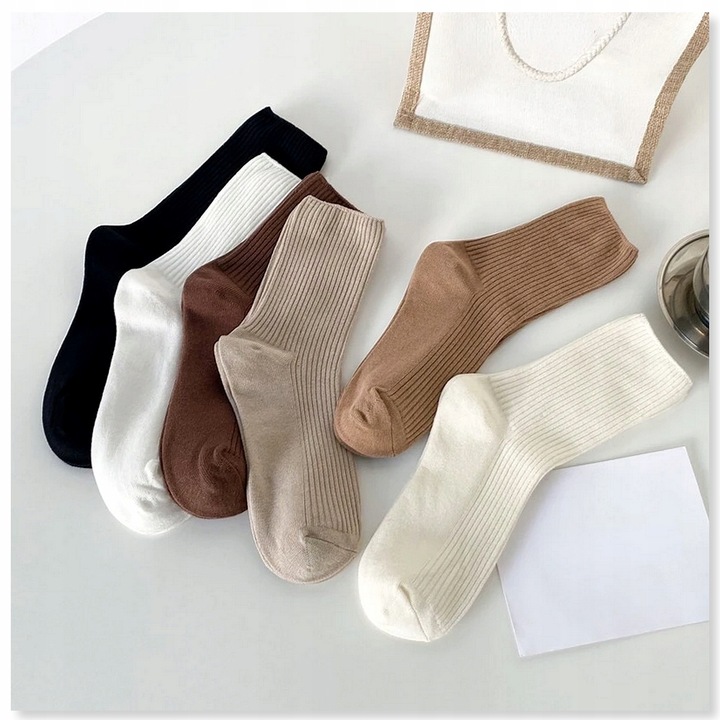 5x DAMSKIE BAWEŁNIANE SKARPETY BEZUCISKOWE JAKOŚĆ