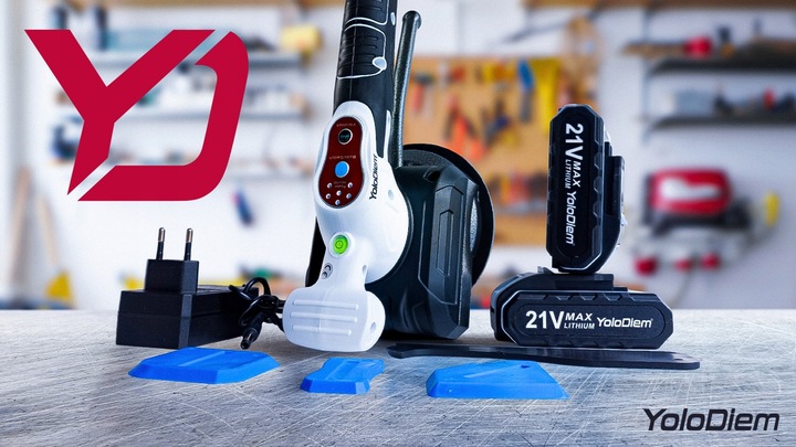 WIBRUJĄCA PRZYSSAWKA DO PŁYTEK WIBRATOR DO PŁYTEK PRO 21V AKU 2x2AH