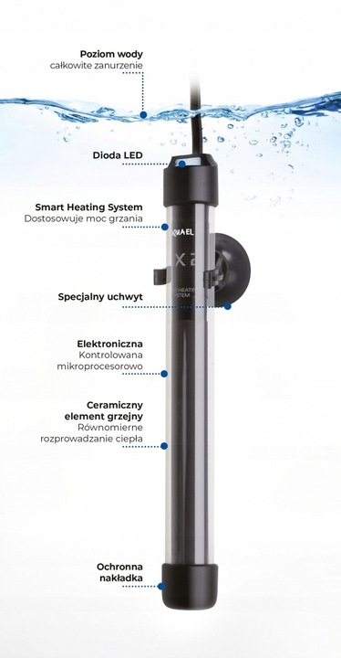Aquael Grzałka FIX 2 100W GRZAŁKA DO AKWARIUM