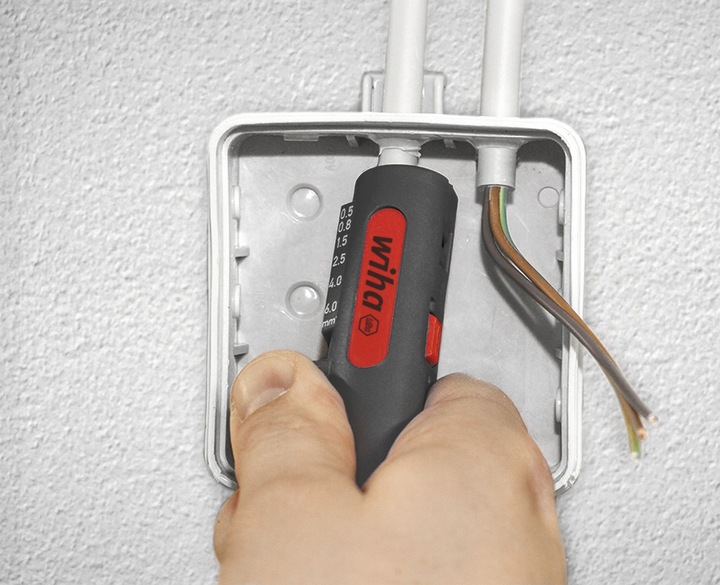 WIHA 44242 ŚCIĄGACZ NARZĘDZIE WIELOFUNKCYJNE NÓŻ DO ŚCIĄGANIA IZOLACJI