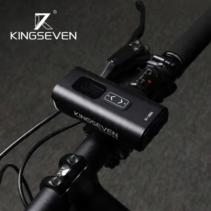 Mocna Lampka ROWEROWA Światło LED przód + tył 2000lm latarka 10000mAh ROWER