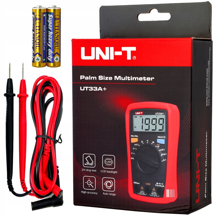 AUTOMATYCZNY Miernik PRĄDU NAPIĘCIA UT33A+