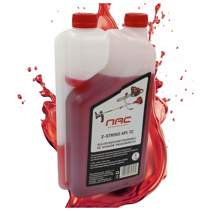 OLEJ DO PIŁY SPALINOWEJ DO DWUSUWÓW MIESZANKI 1L DO NAC DEMON STIHL