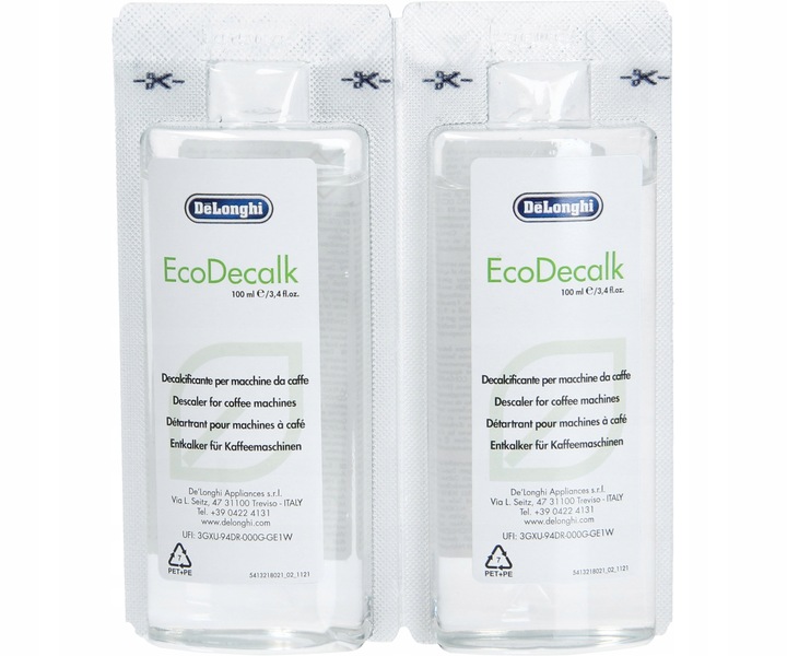 Odkamieniacz DELONGHI ECODECALK ORYGINAŁ 2x 100ml