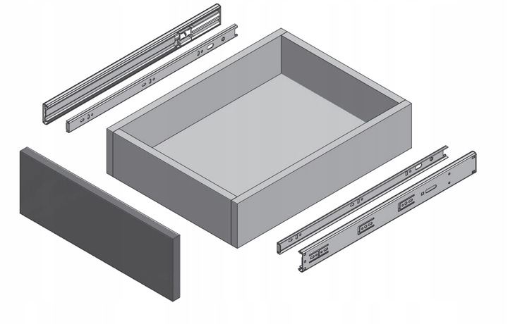 PROWADNICA KULKOWA H45 GTV VERSALITE PLUS+ 500 40KG CICHY DOMYK SOFT