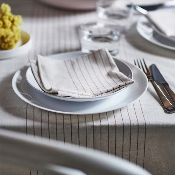 IKEA OFTAST ZESTAW TALERZY I MISEK ZASTAWA 32 SZT