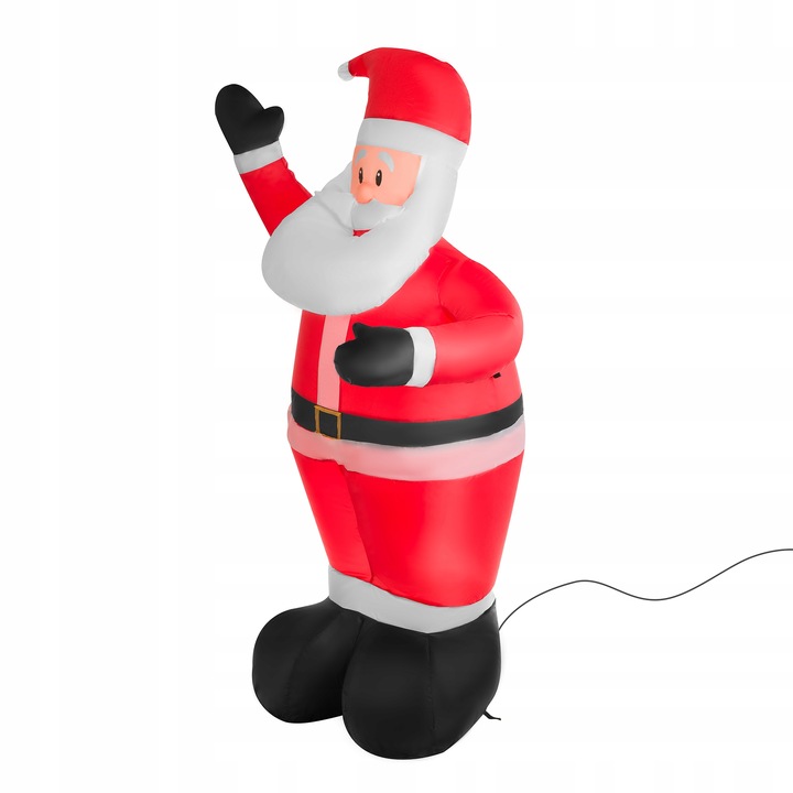 ŚWIĘTY MIKOŁAJ DMUCHANY DEKORACJA ŚWIĄTECZNA LED OZDOBA OGRODOWA XL 150 cm